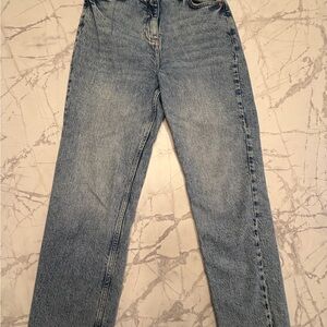 Denim&Co Light Blue High-Rise Jeans